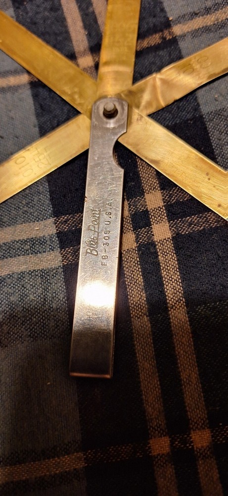 Blue Point Tools Brass Feeler Gauge