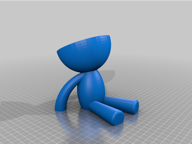 Alexa Echo Dot 4 Figurene Counter Table Desktop 3d Printed White