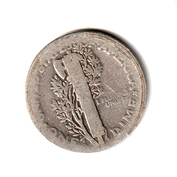 1920 D Mercury Dime