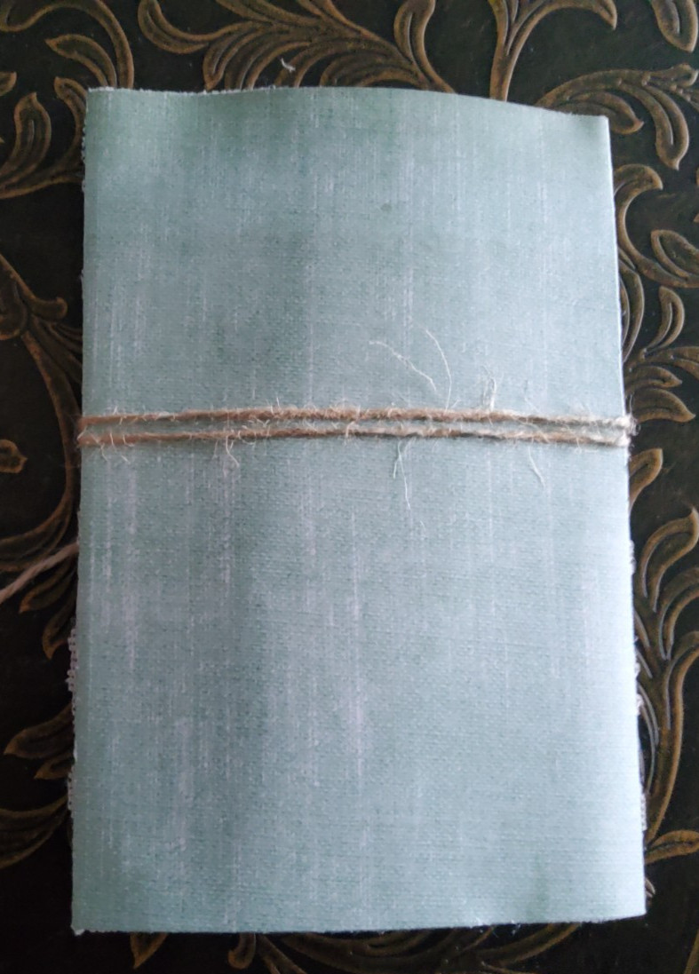 NEW Junk Journal Handmade Booklet Folio Vintage "Underwater" w/ Pockets Ephemera