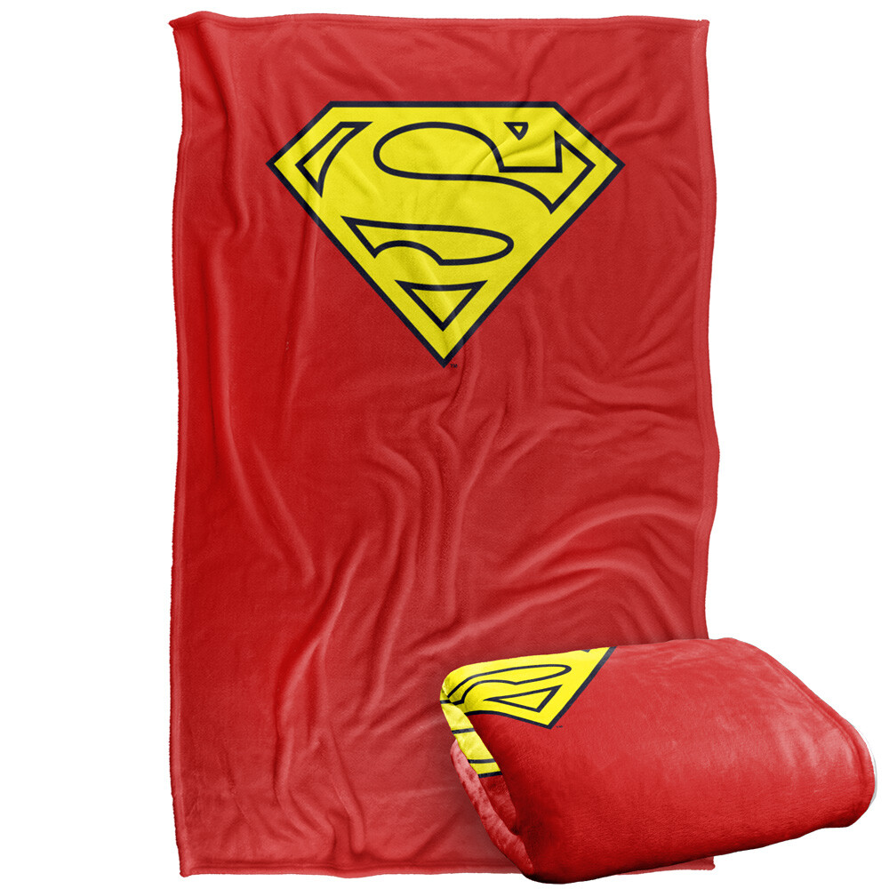 Superman Cape Logo Silky Touch Super Soft Throw Blanket