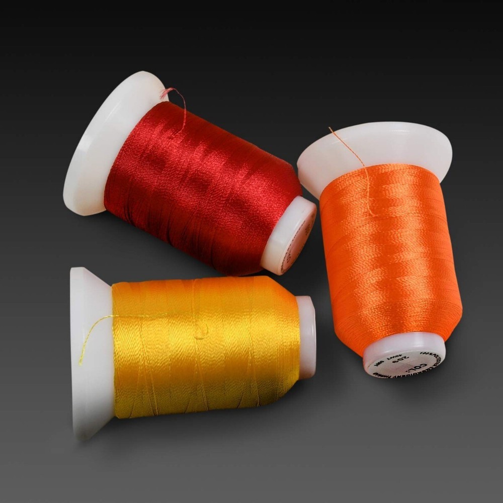 80 Spools 550Y Embroidery Polyester Machine Thread Compatible with Brother
