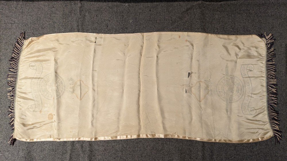 WWII Royal Canadian Airforce Short Silk Table Drape