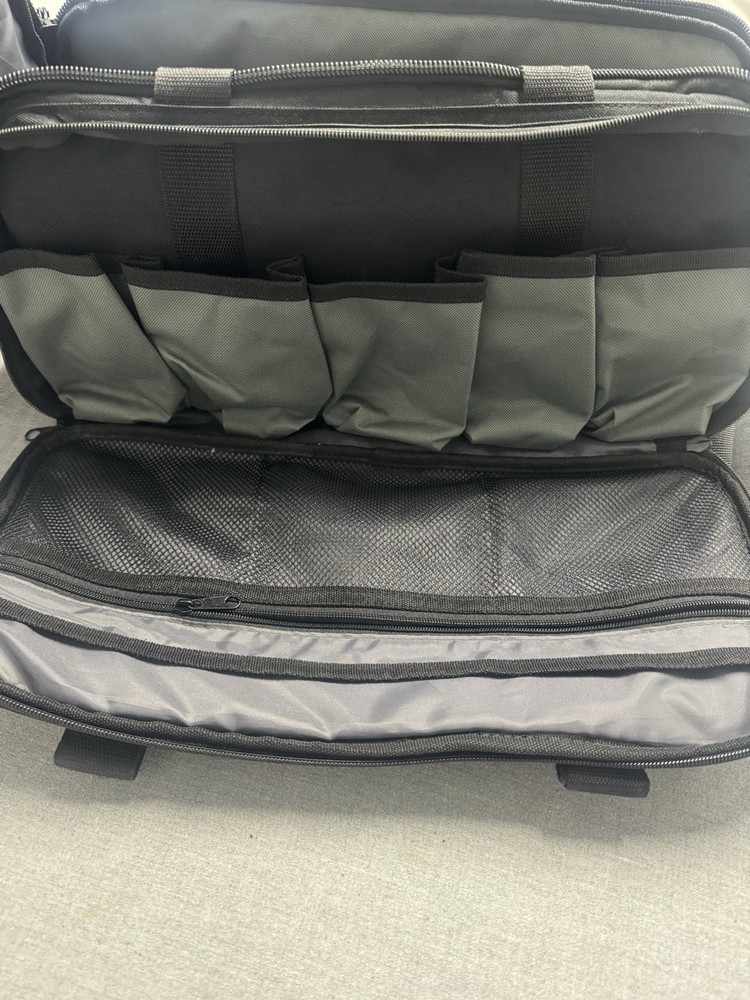 TACTICAL Gun Range Bag + Various Range Equipment Unknown Tools