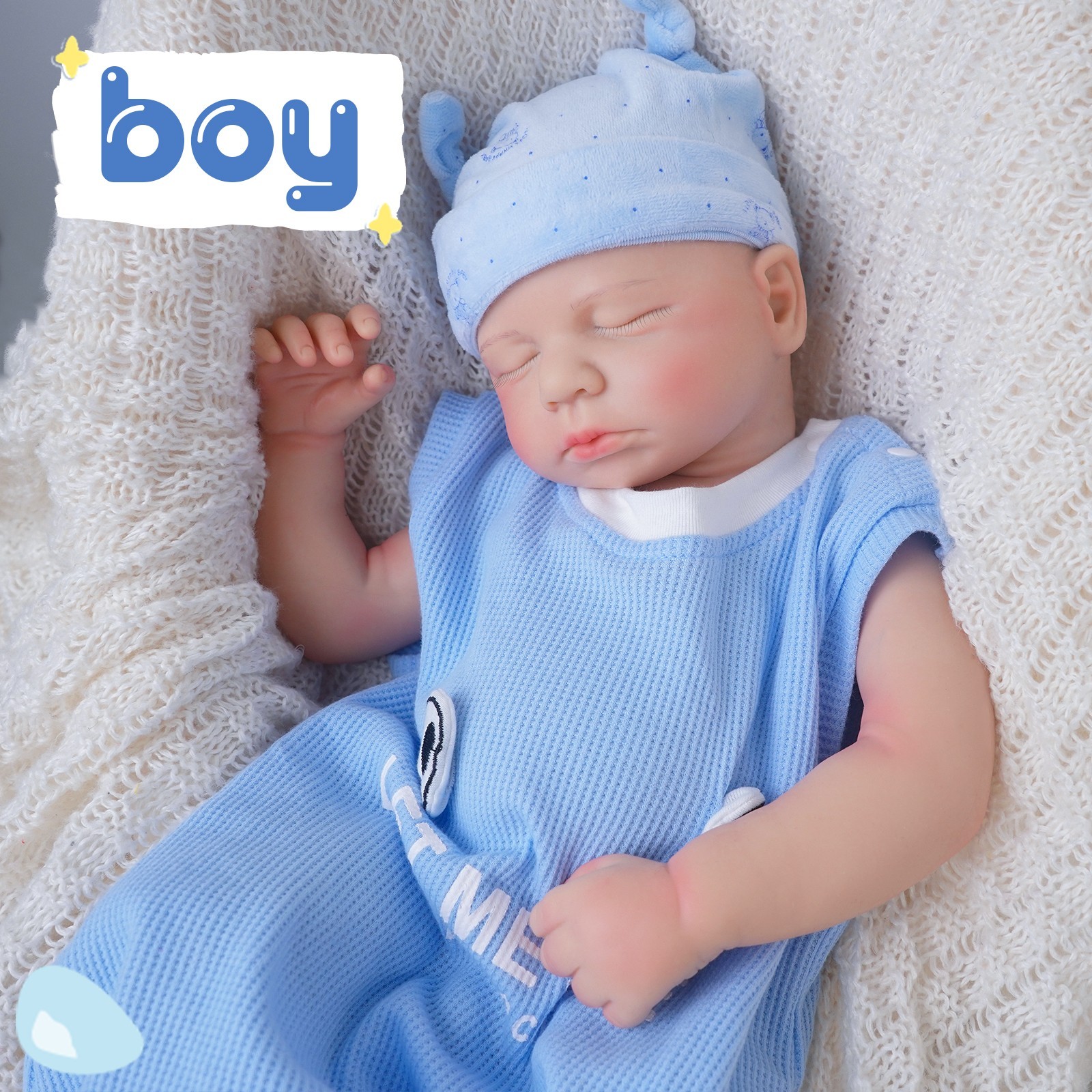 52cm Reborn doll, silicone doll, handmade, crafts, children's toys,gifts