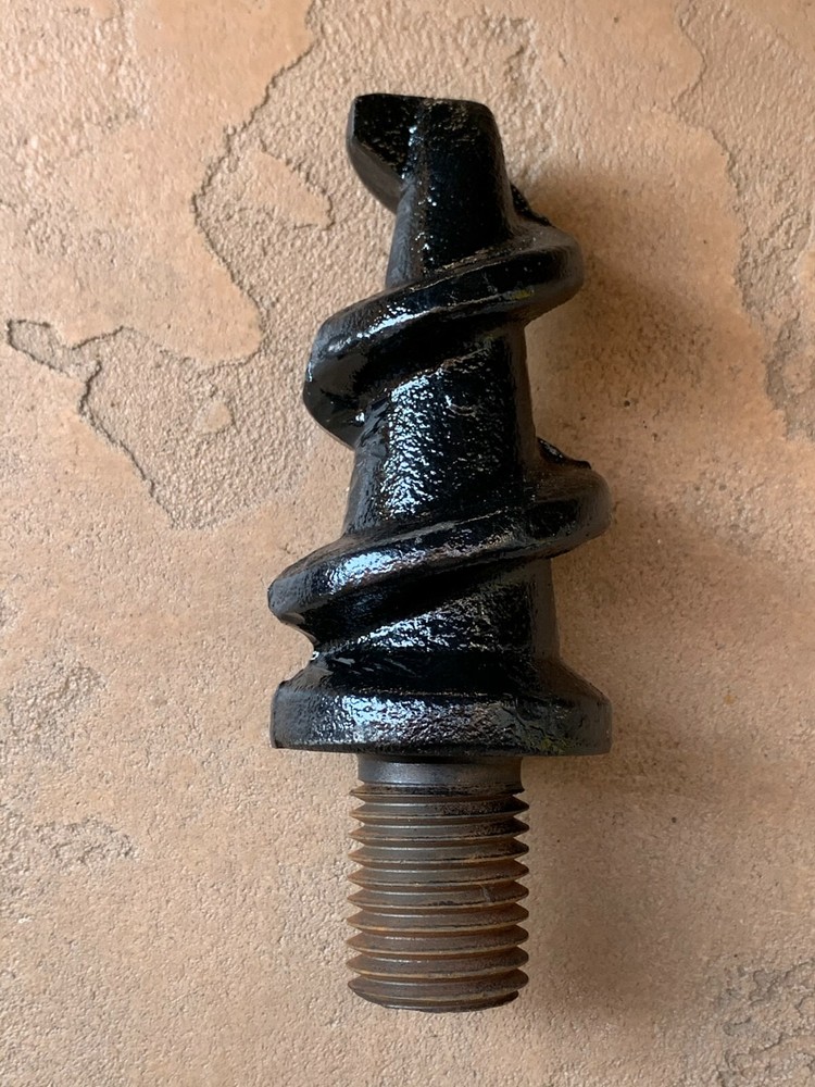 POST HOLE DIGGER POINT SCREW TYPE AUGER POINT, TIP, BIT 1-1/4" Thread (50100)