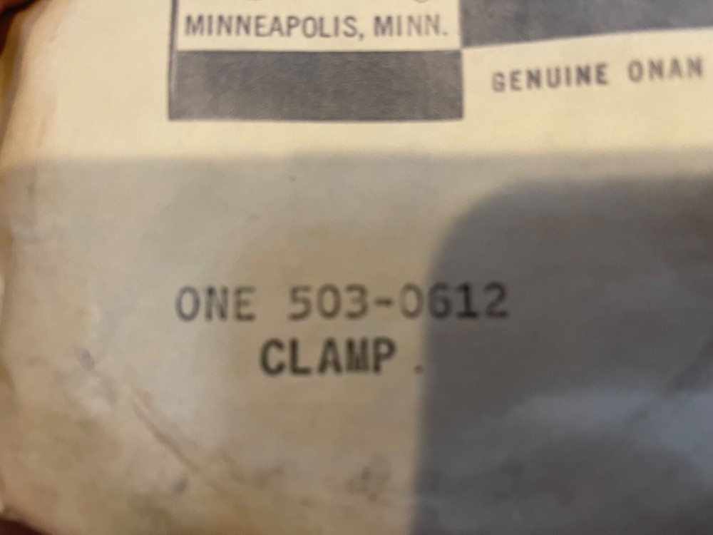 Onan Generator Engine Hose Clamp (503-0612) (Onan#1)