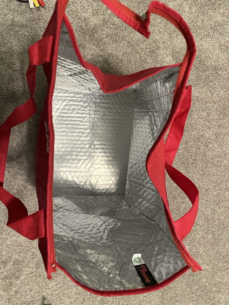 Chick-Fil-A Insulated Backpack Lined Cooler Red GOOD CONDITION