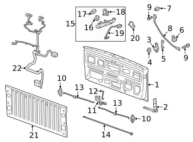 Genuine GM Release Switch 85877553