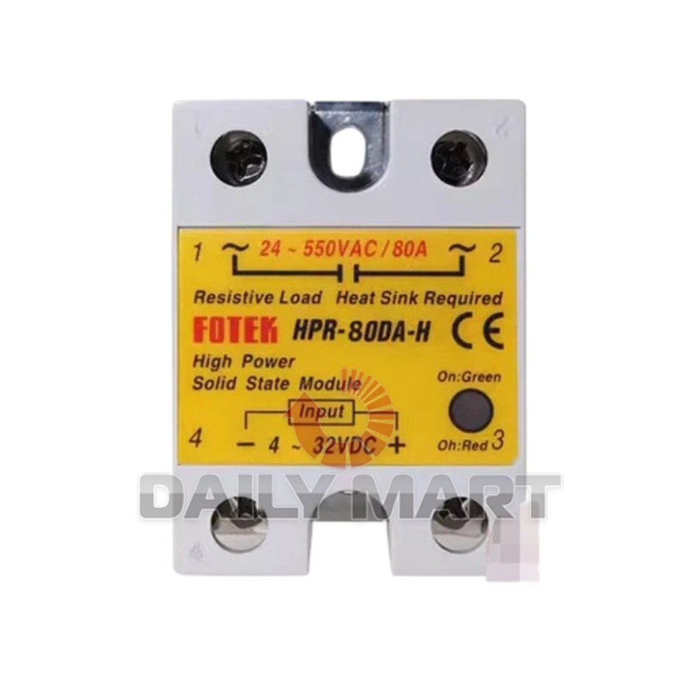 New In Box FOTEK HPR-80DA-H Solid State Relay
