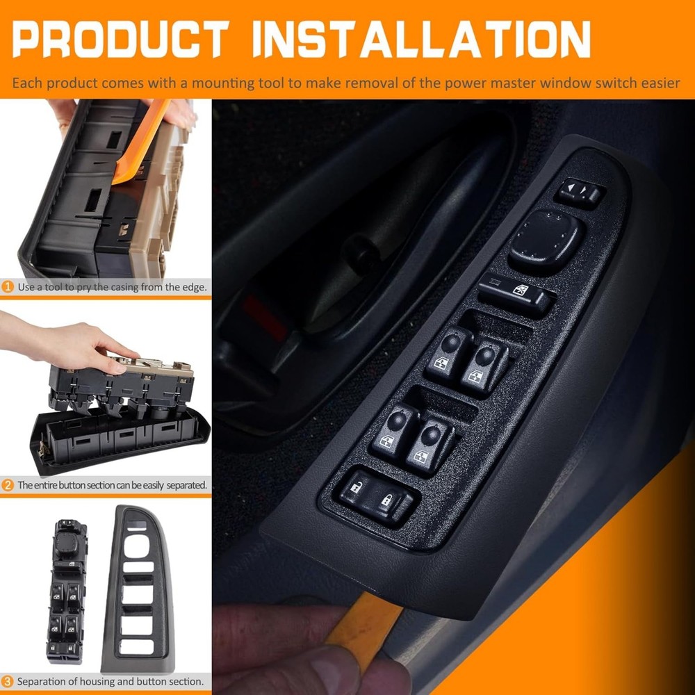 Front Driver Door Window Control Switch For GMC Sierra 2003-2007 15883323