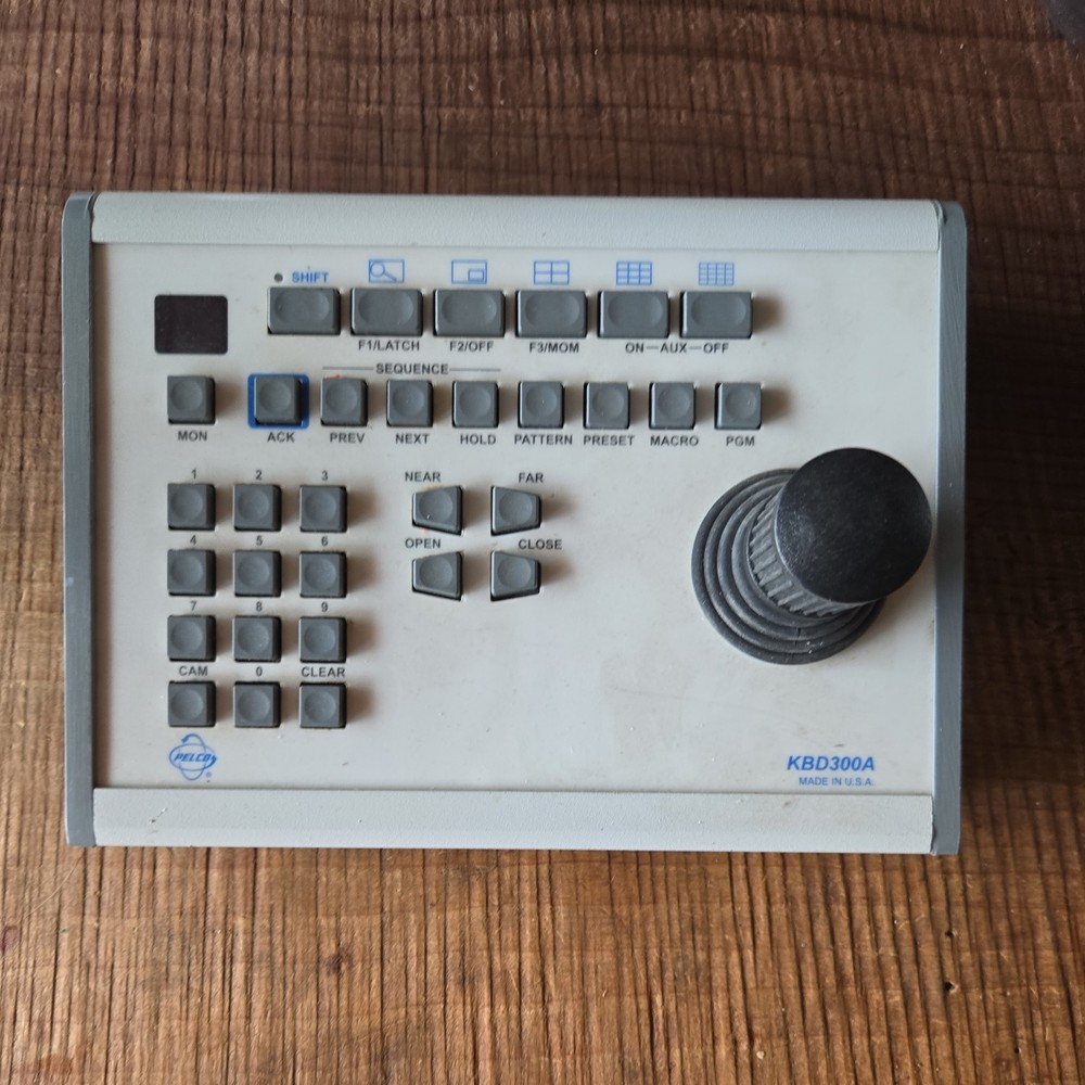 Pelco KBD300A Security Camera Joystick Keyboard PTZ Controller 568b Connection