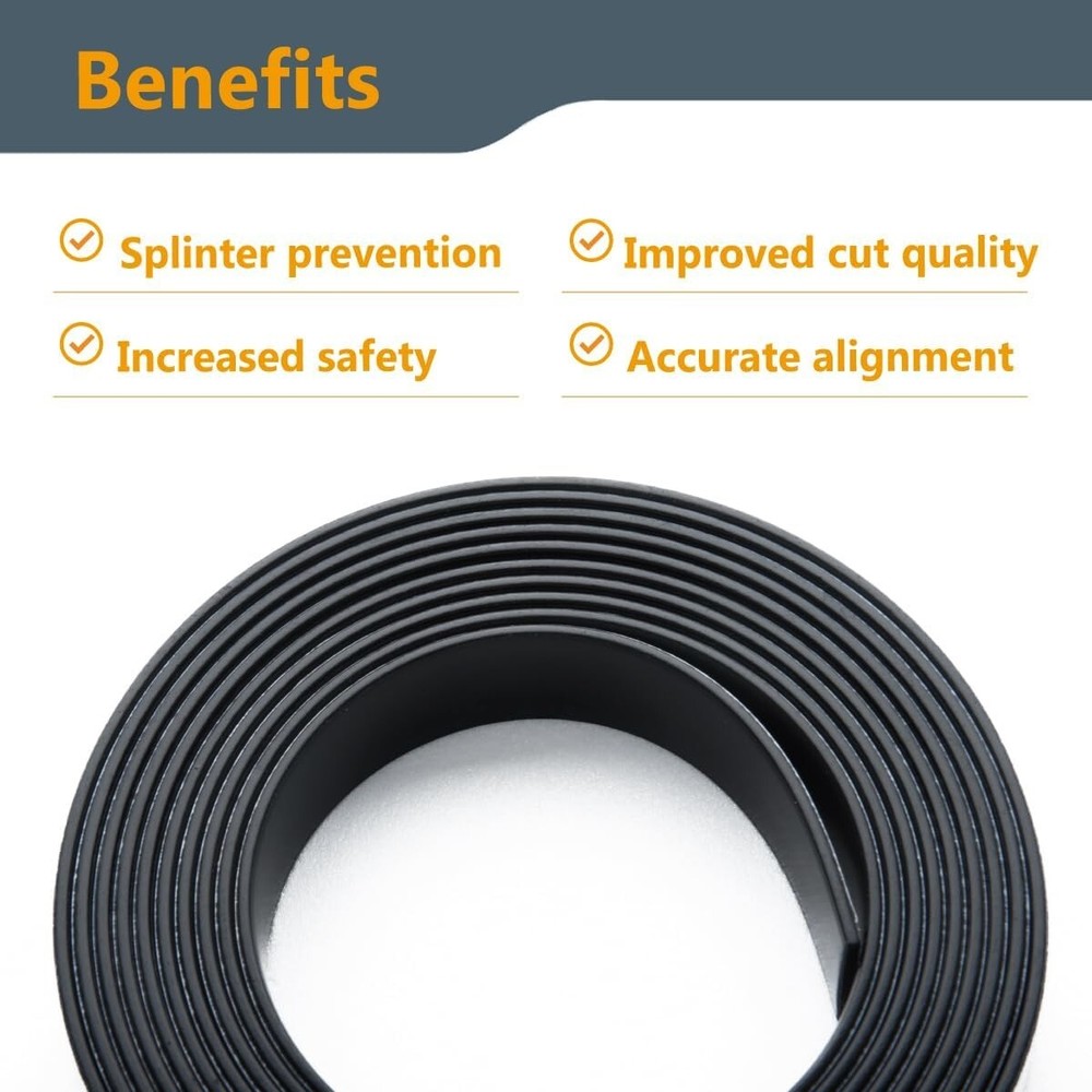 POWERTEC Splinter Guard Replacement Strip 118" for POWERTEC Track Saw Guide Rail