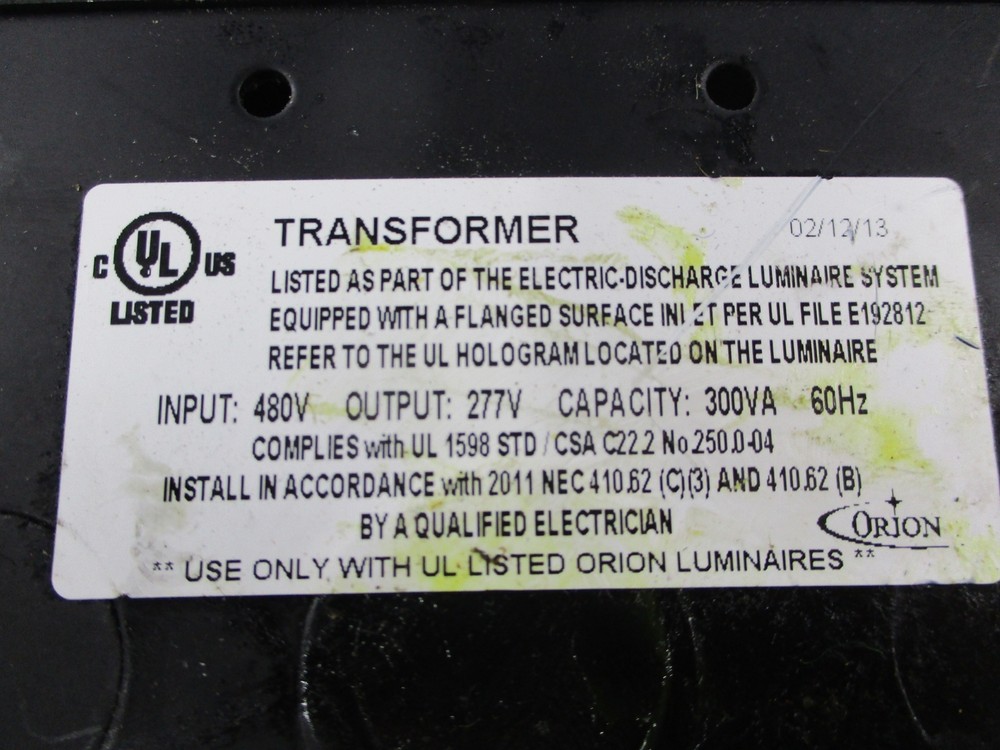 ORION 250.0-04 TRANSFORMER UNMP