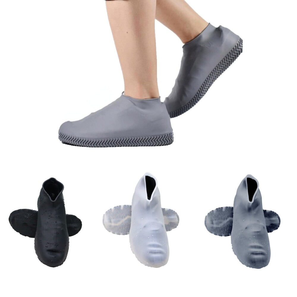 Anti-Slip Silicone Rain Shoe Covers Reusable Waterproof Shoes Cover Protector US