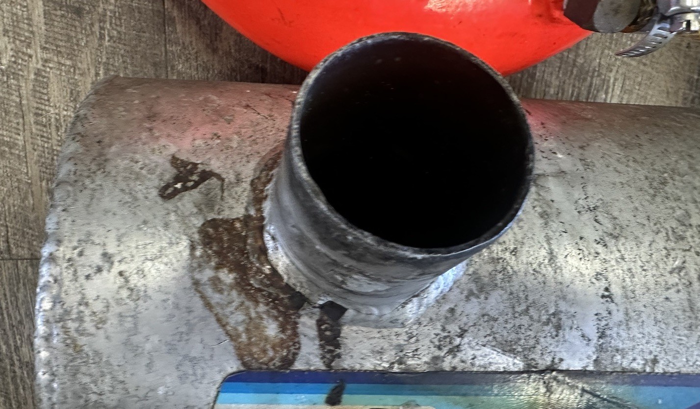 Kawasaki 650 SC, TS Coffman exhaust pipe muffler manifold