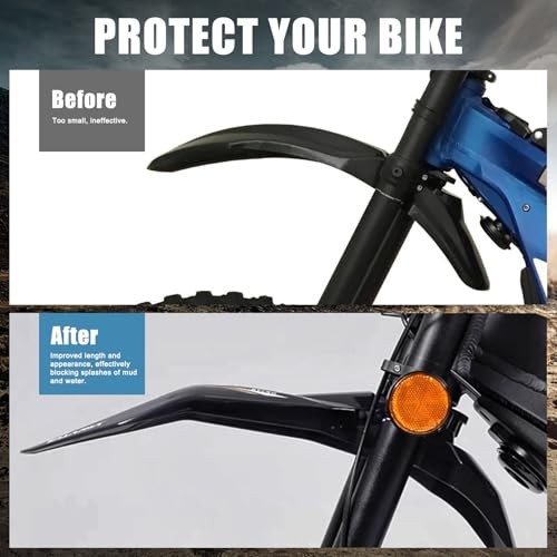 Front Mudguard for Talaria, Motorcycle Front Mud Guard for Talaria Sting Black