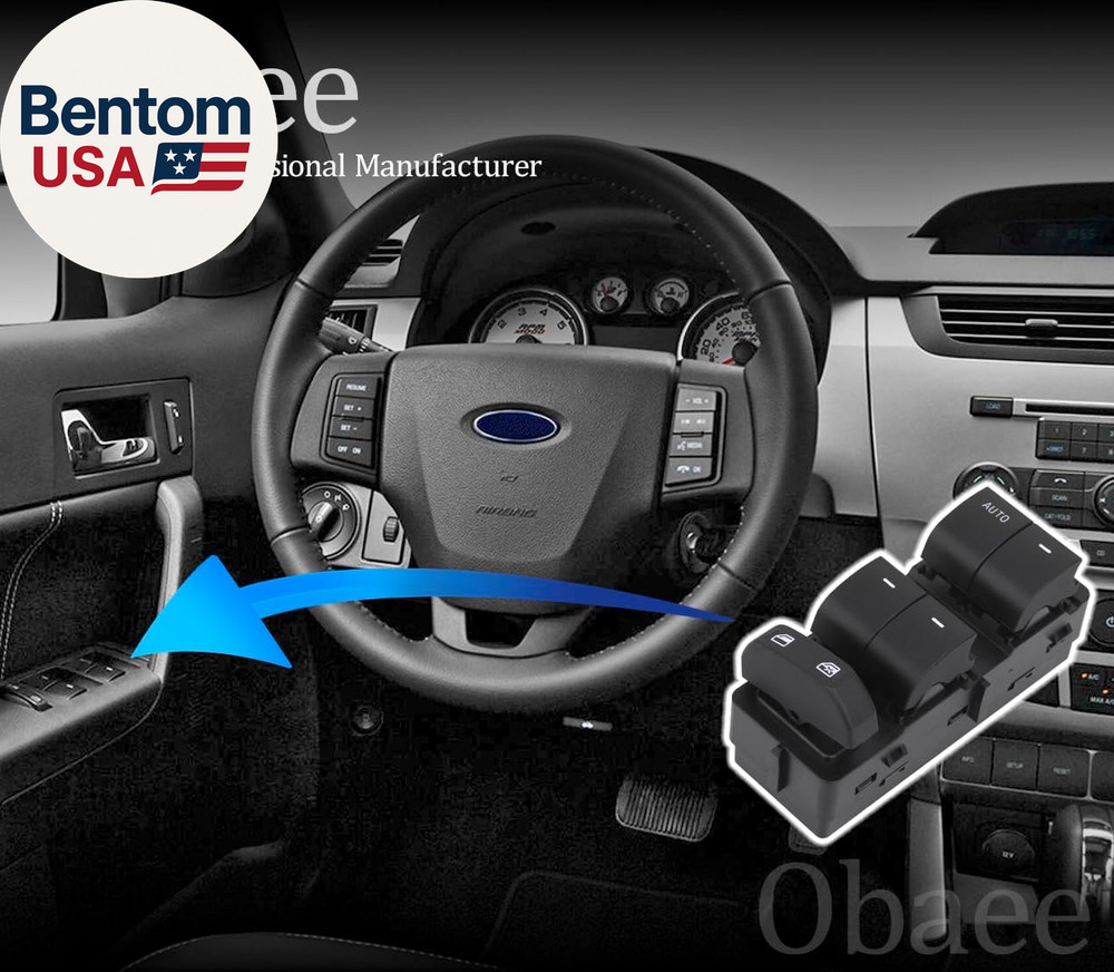 Power Window Switch Control Button Driver Side Compatible with 2008-2012 Ford F2