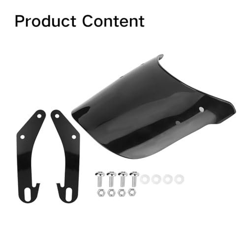 Motorcycle 5-7 Inch Headlights Universal Motorcycle Windscreen Wind Deflector