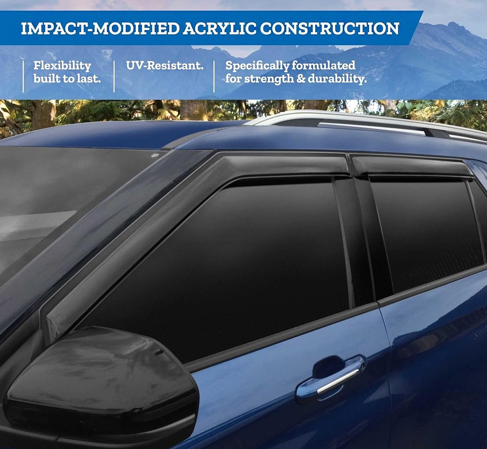 AVS Ventvisor Front Window Deflectors Visors for 14-19 Silverado Sierra 2-Pc Set