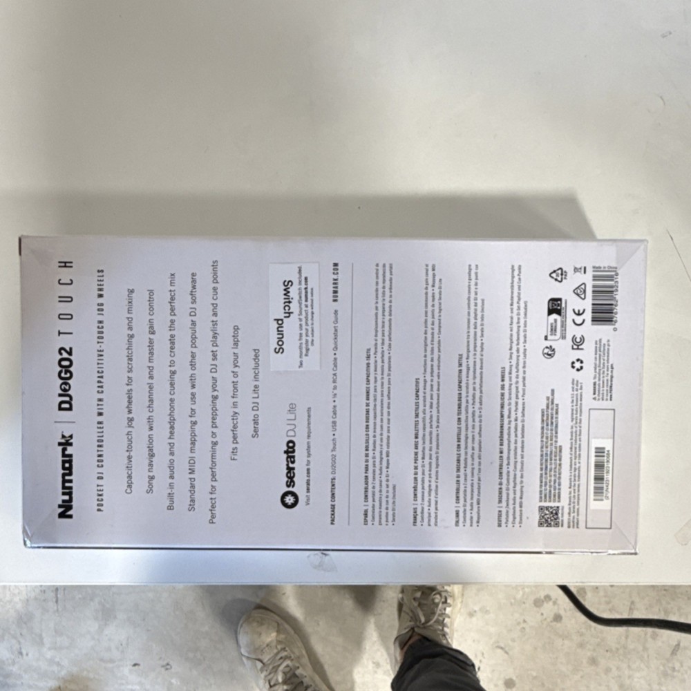 Numark DJ2GO2 Touch 2-Deck DJ Controller Touch Jog Wheels Serato DJ Lite
