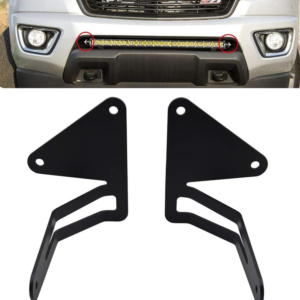 Compatible with 32'' LED Light Bar Hidden Bumper Mount Bracket Compatible wit...