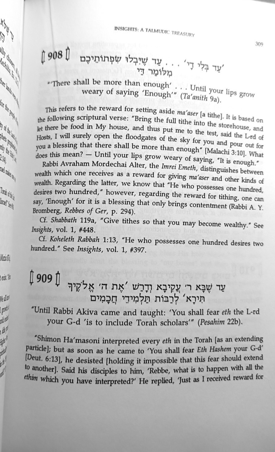 Insights : A Talmudic Treasury Vol. 2 By Rabbi Saul Weiss