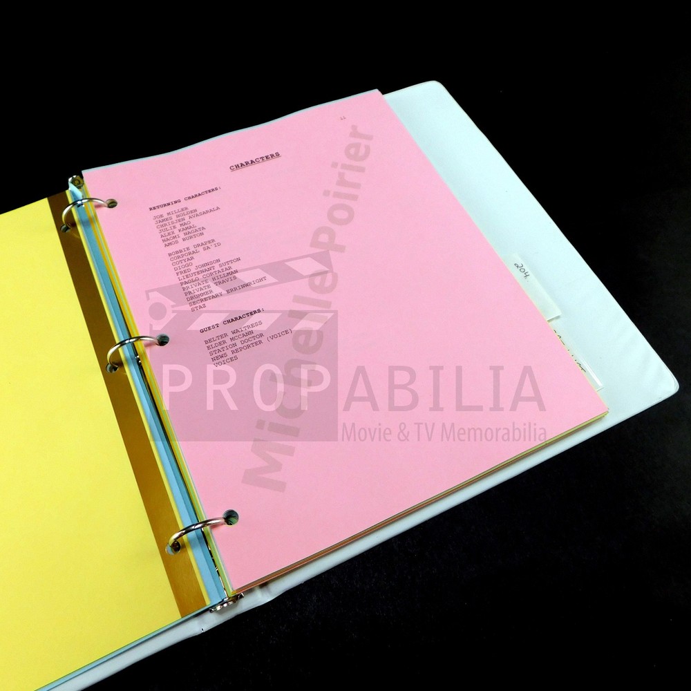 THE EXPANSE S02E03 Prop Script Original Series Prop (8012-4951)
