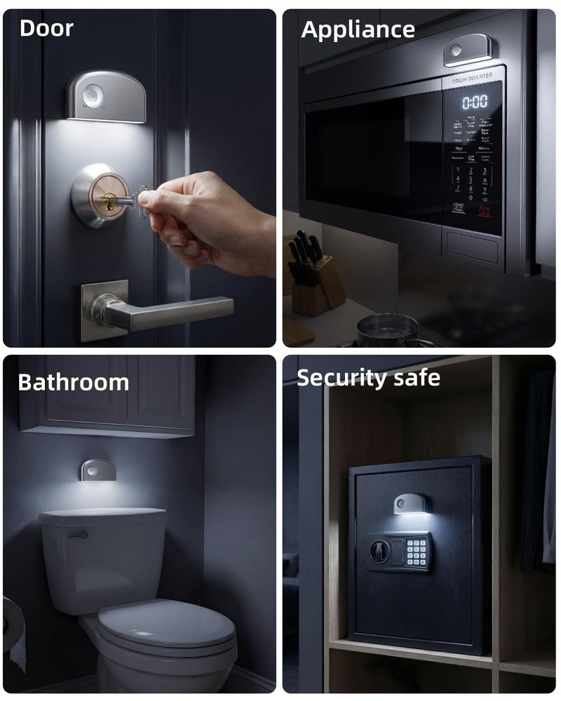 Keyhole Light, Battery Powered Motion Sensor Lights,Door Lock Light Magnetic ...