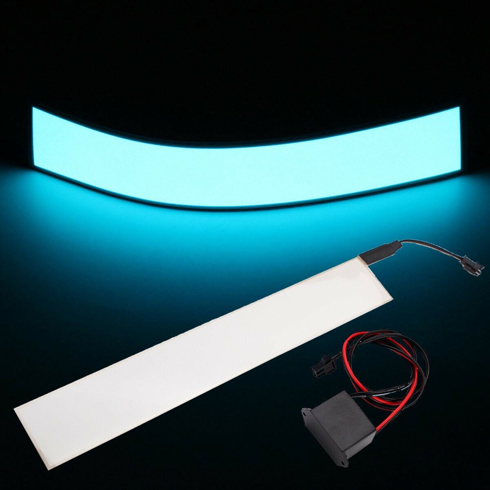 12'' x 2'' EL Tape Electroluminescent Panel Neon Light Cuttable Back Light 12V