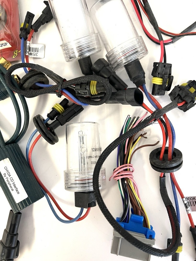 Lot of Various Adapter, Adapter Cables, Hyperbiright Solid LED + MORE