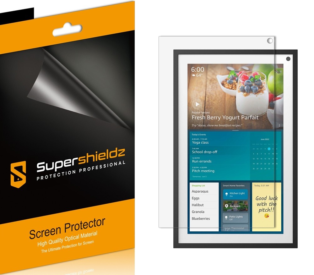 3X Supershieldz Anti Glare Matte Screen Protector for Amazon Echo Show 15