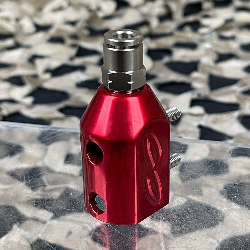 NEW Infinity Direct Mount ASA w/ Straight Fitting - Red
