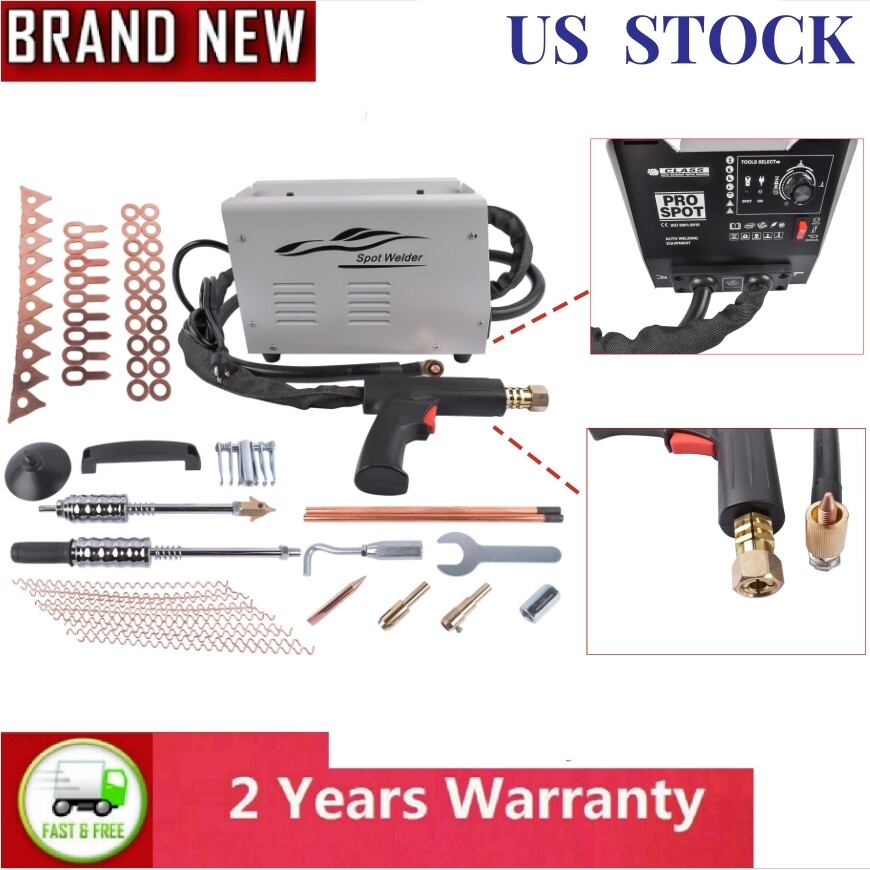 Spot Welder Dent Puller Machine Body Repair Dent Removal Tools 7 Modes 3800A