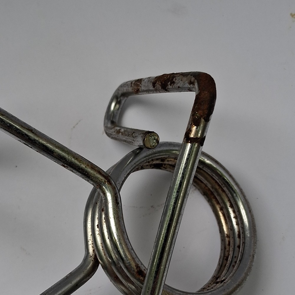 Chrome Olympic Barbell Collars Pair Silver Spring Clips Weight Lifting Set