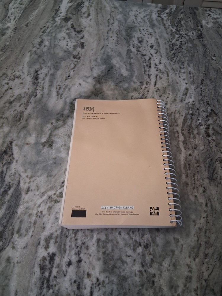 Vtg 1983 IBM 'Hands-On Basic for the IBM PCjr' paperback Self-Tutor Manual