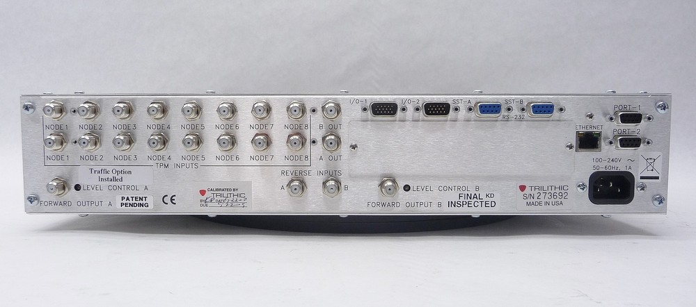 TRILITHIC 9581SST 9581 SST 16-INPUT DSP RETURN PATH ANALYZER R4 W/ TRAFFIC OPT