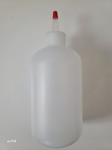 Industrial Container and Supply Company, Glue Bottle & Lid, Pint/16 oz, Natural