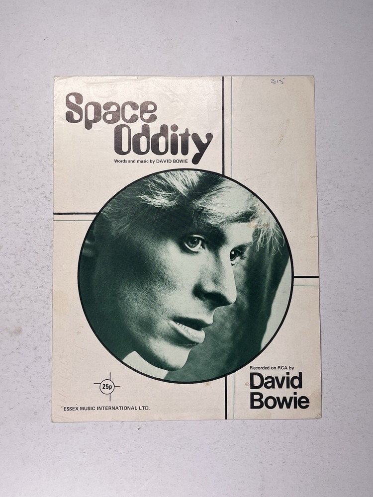 David Bowie Sheet Music Booklet Space Oddity Original 1975