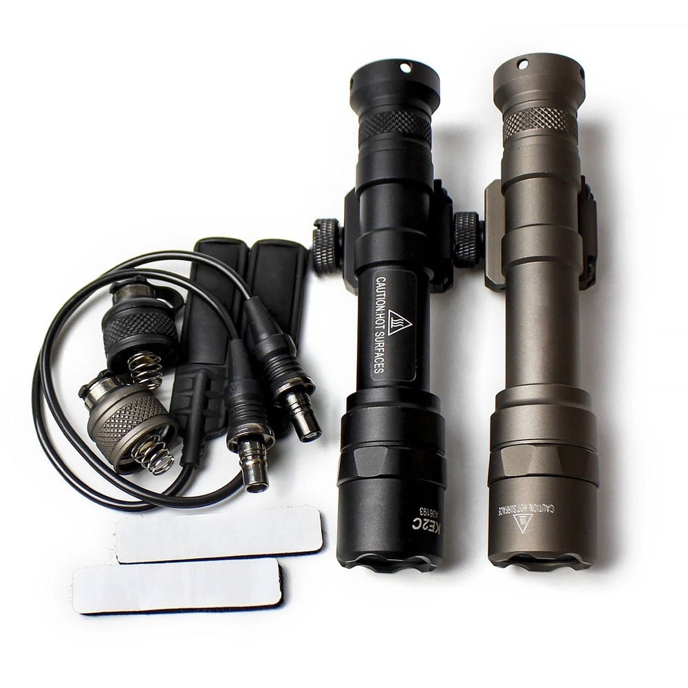 Tactical M600B LED Weapon Light Hunting Flashlight with Remote Switch + Tail Cap