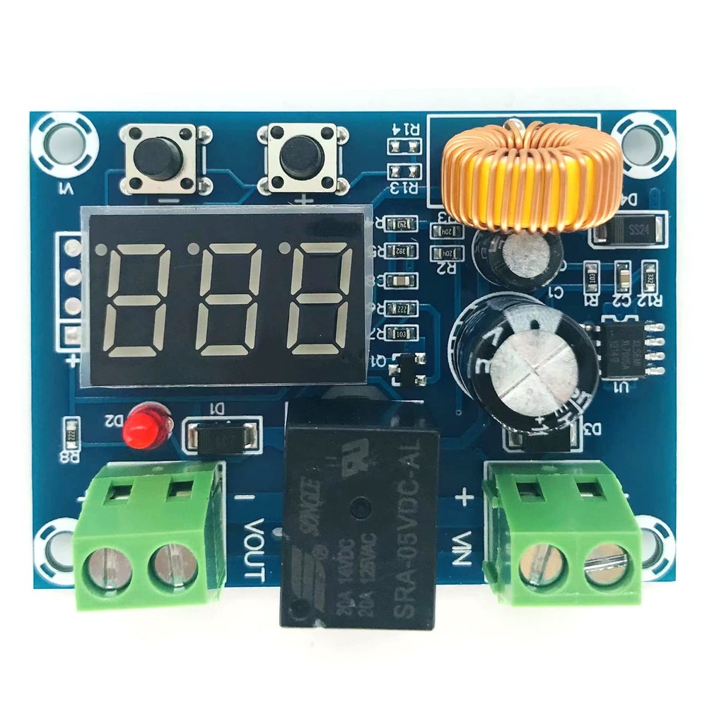 2 Pack 12-36V Lithium Battery Over Discharge Protection Module Switch
