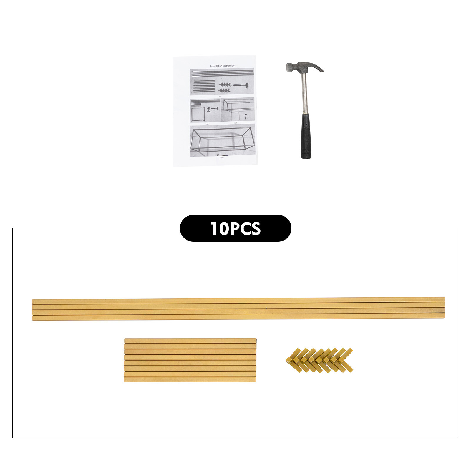 10PC 31.5 in Tall Gold Metal Flower Stand for Wedding Table Centerpieces GOOD