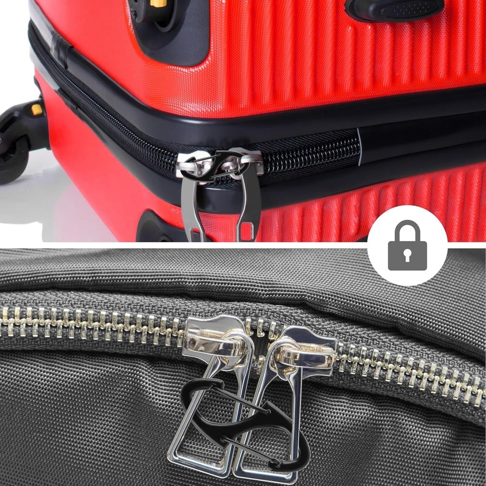 Strong & Stylish Zipper Pull Replacement - 20 Pcs for Handbags & Backpacks