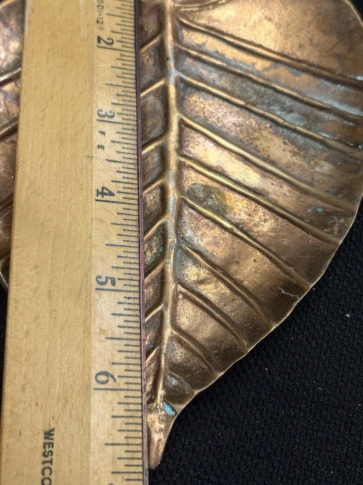 Copper Leaf Trinket Dish. Handy For Your Keys