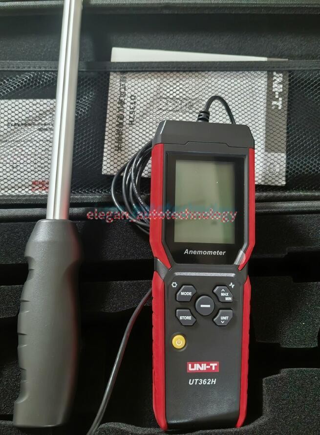 UNI-T UT362H Hot Wire Anemometer Sensor Wind Velocity/Volume/Temperature Tester