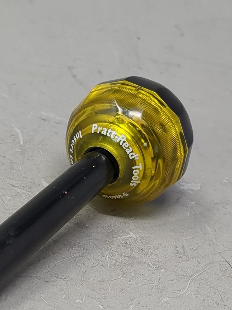 Pratt-Read Mini Ball Driver Stubby Screwdriver Interchangeable Tip #30980
