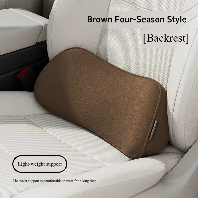 Car Seat Pillow Memory Foam Lumbar Support Breathable Back Protector Suitable fo
