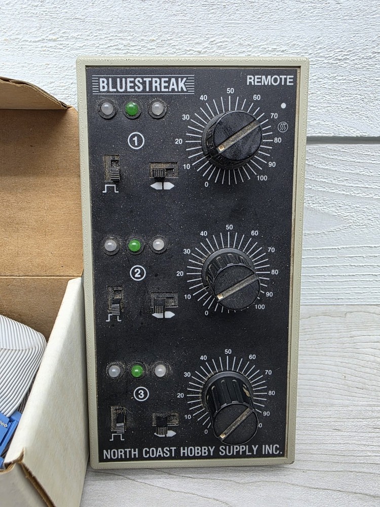 Northcoast Hobby Blue Streak Remote Controller EX And Ribbon Cable Untested