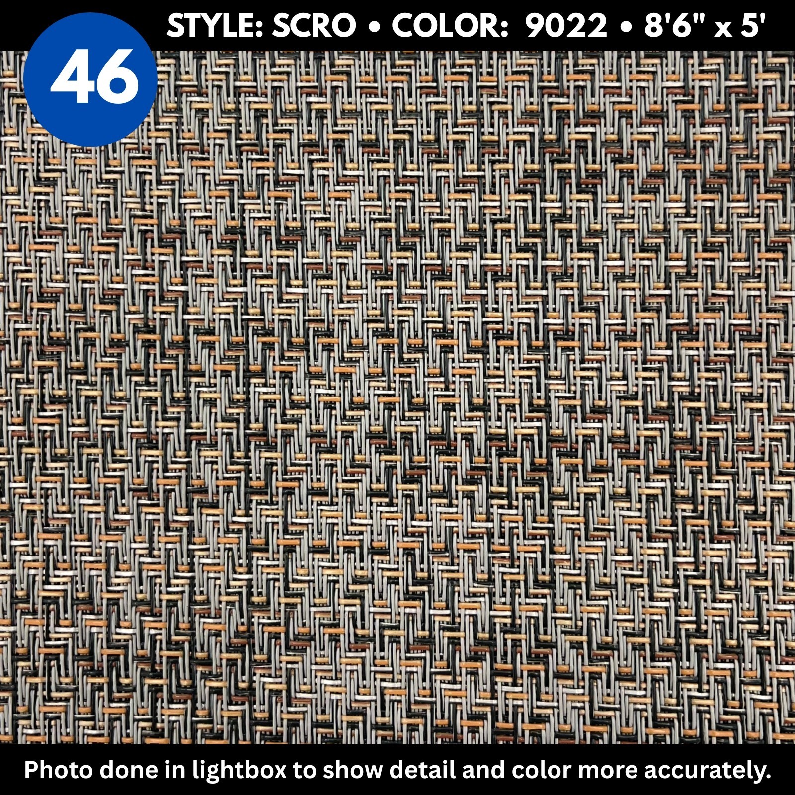 Woven Vinyl Flooring | Samples - 4.5" X 4.5" - Samples 25 - 46