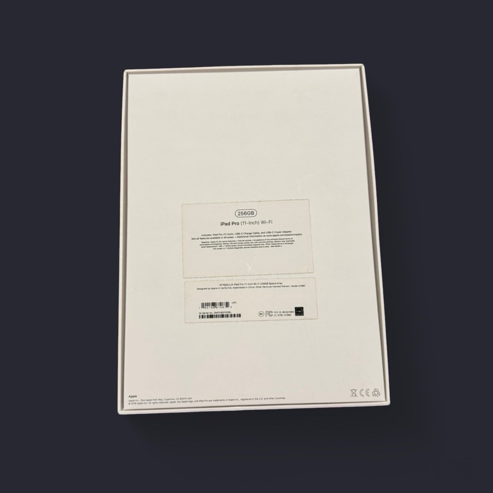 Original Apple iPad Pro 11-inch (256GB) EMPTY BOX ONLY
